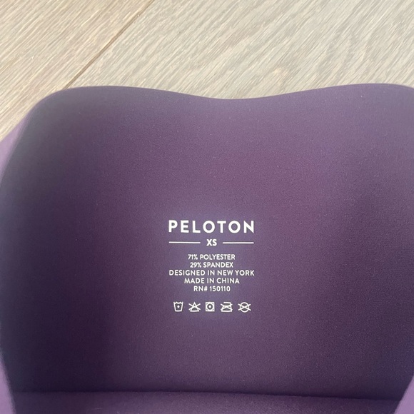 Peloton Dark Purple Cadent 7” High Rise Bike Short - Picture 2 of 4